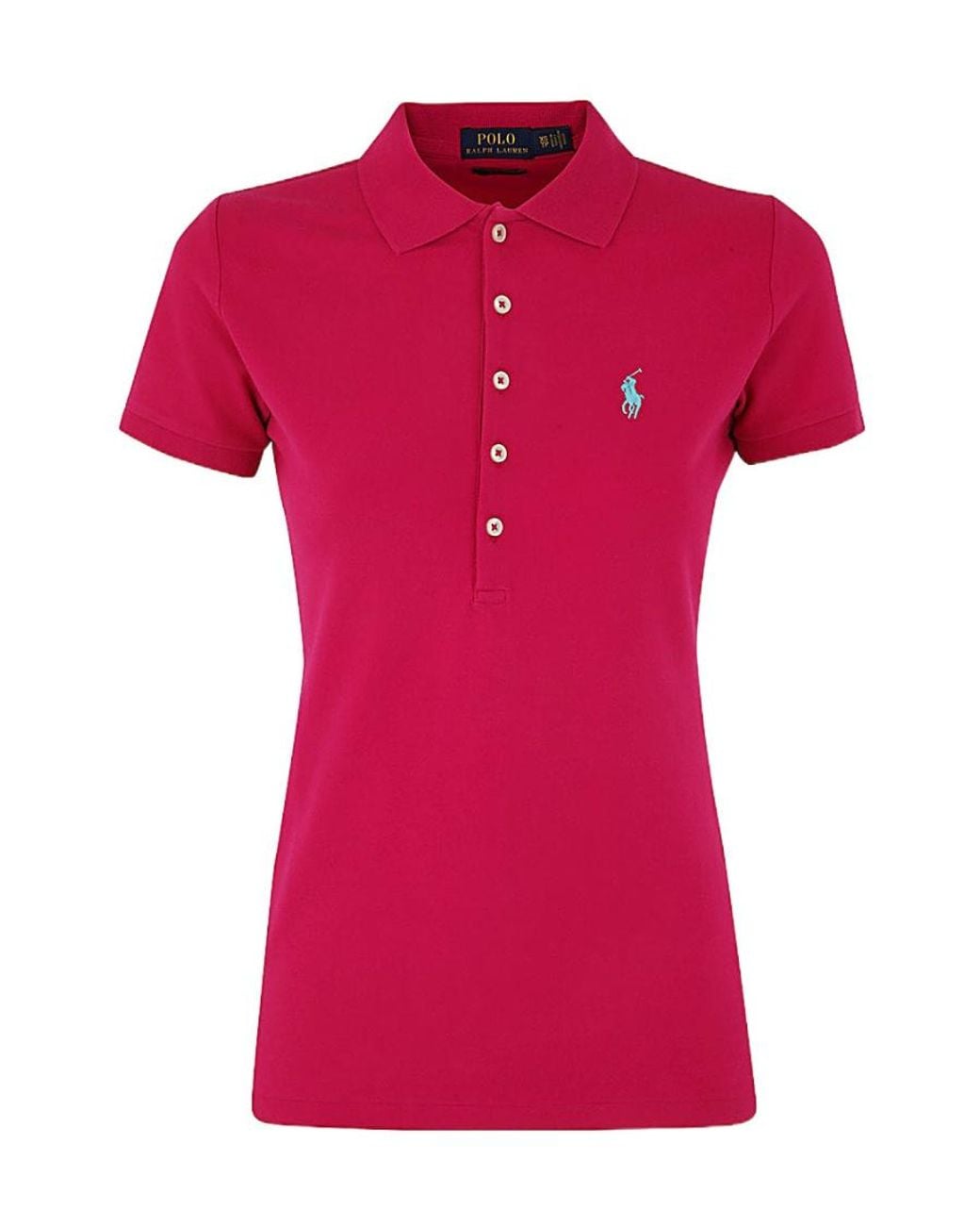 Polo Ralph Lauren Pink Slim Fit Stretch Polo Shirt