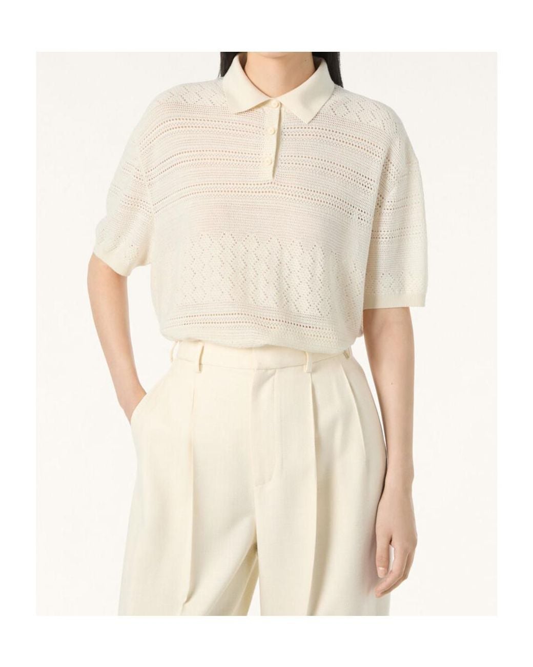 Loro Piana White Royal Lightness Polo Shirt