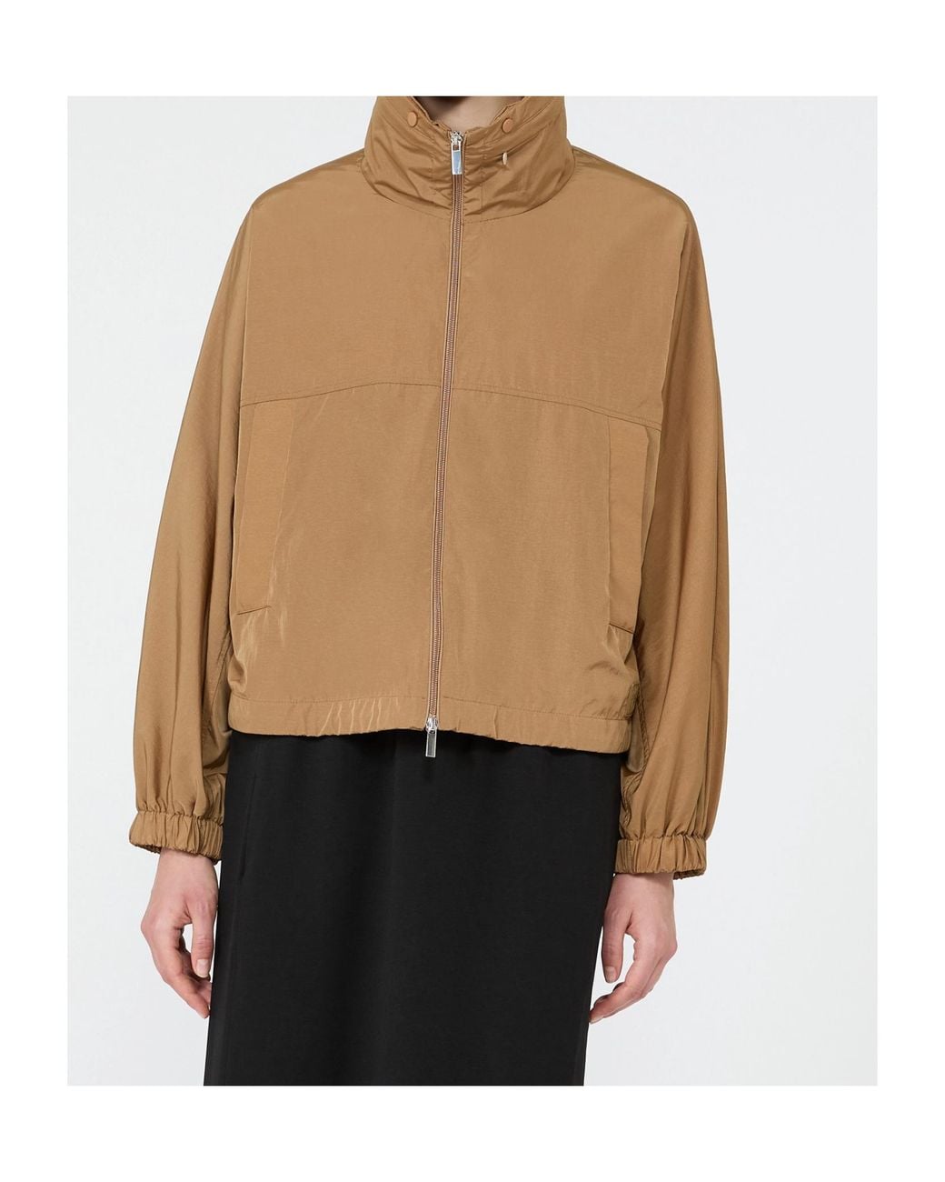 Weekend by Maxmara Brown Wkdnuraghe Water-Repellent Windbreaker