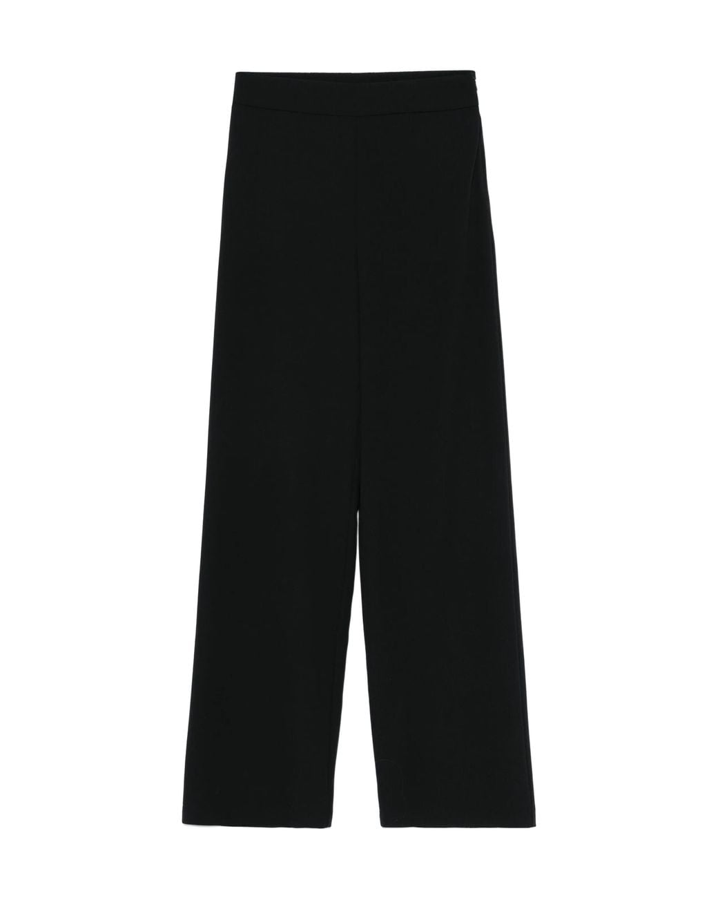 Patrizia Pepe Black Wide-Leg Trousers