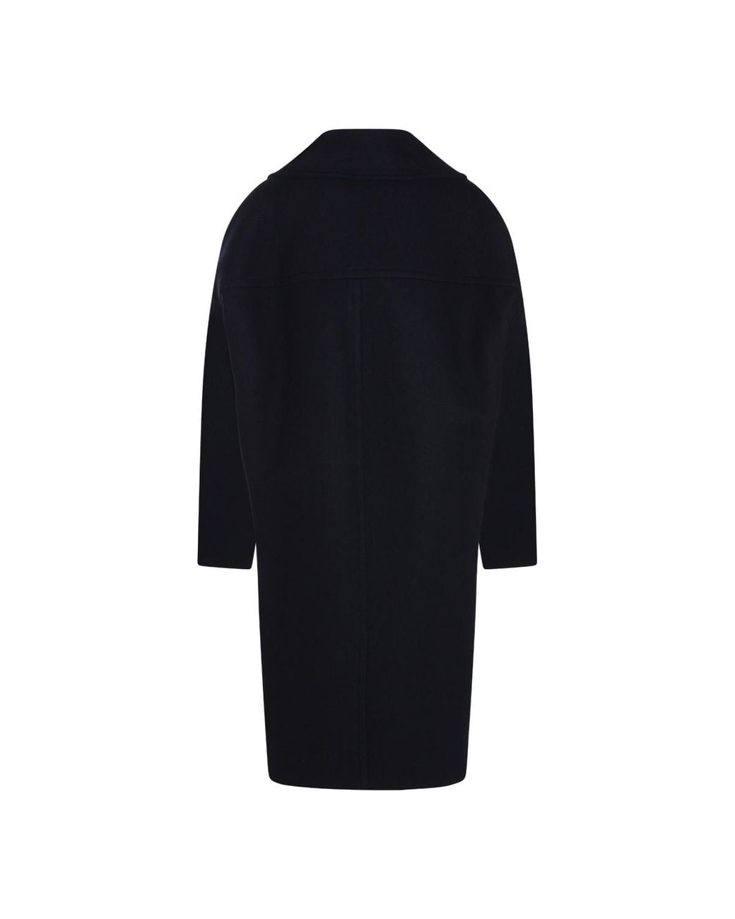 Céline Blue Long Peacoat