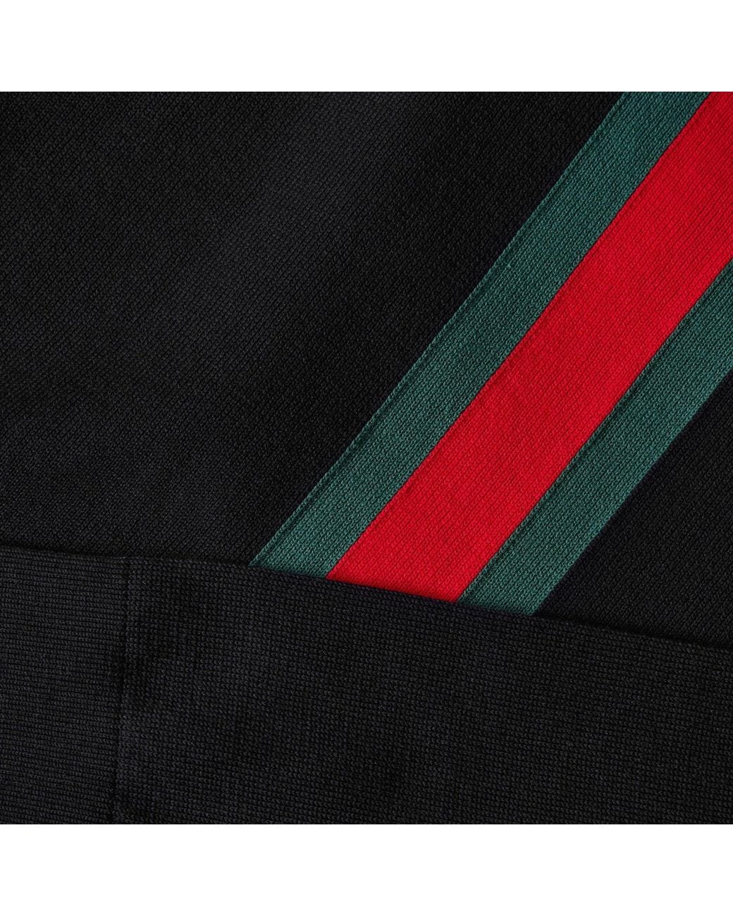 Gucci Black Fine-Knit Crew Neck Sweater for men