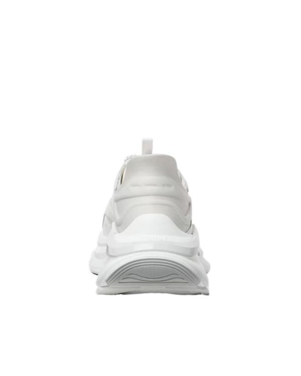 Fendi White F-Light Lace-Up Sneakers