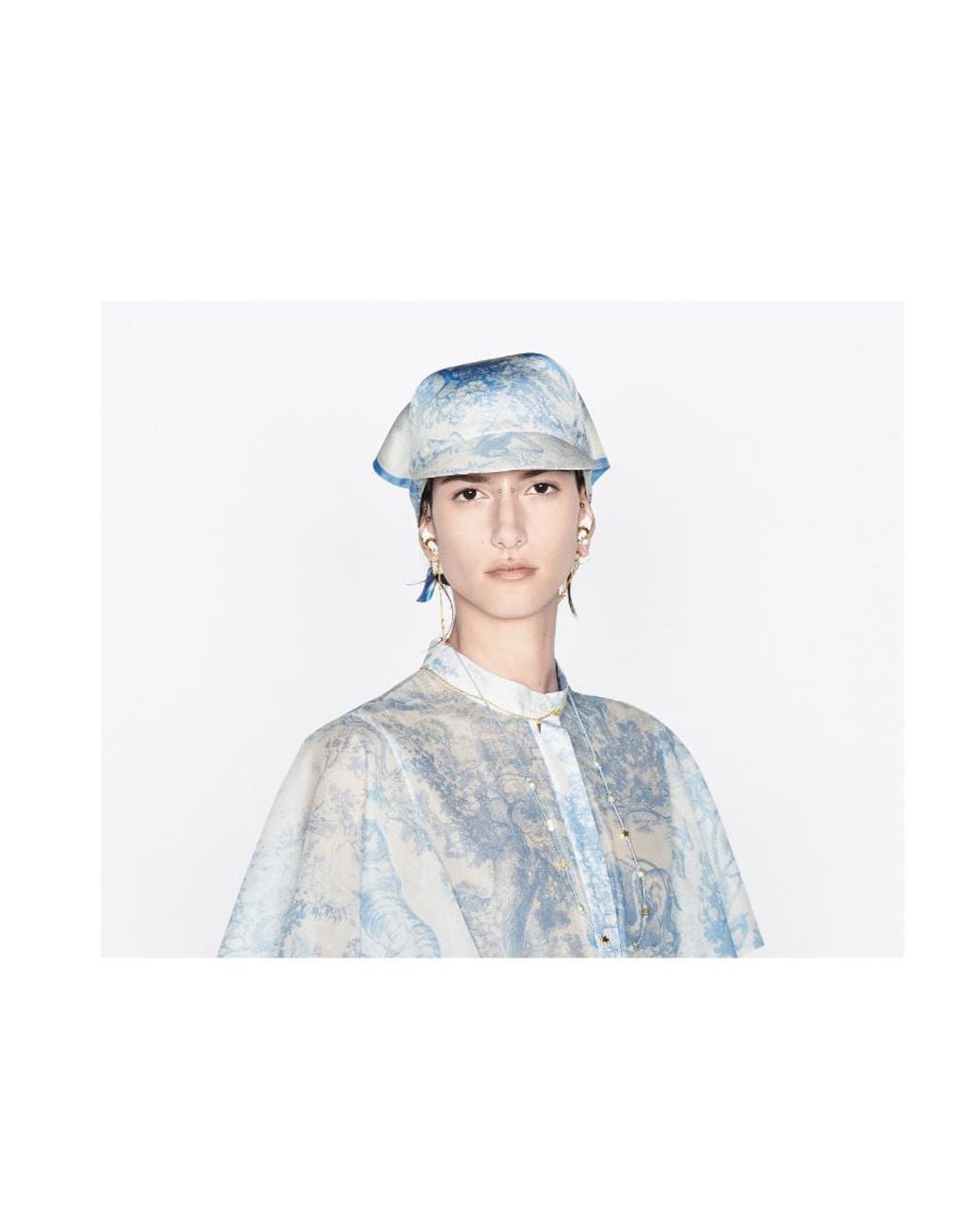 Dior Blue Toile De Jouy Sauvage Hat