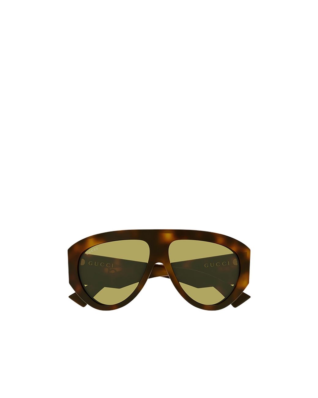 Gucci Green Eyewear Pilot Frame Sunglasses for men