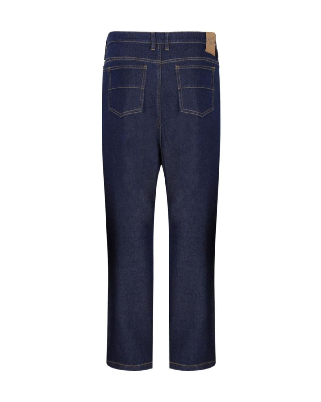 Maison Kitsuné Blue Maison Kitsuné Straight Jeans for men