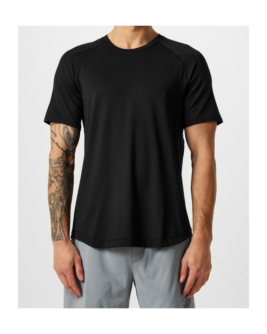 lululemon athletica Black Classic License To Train Box T-Shirt for men