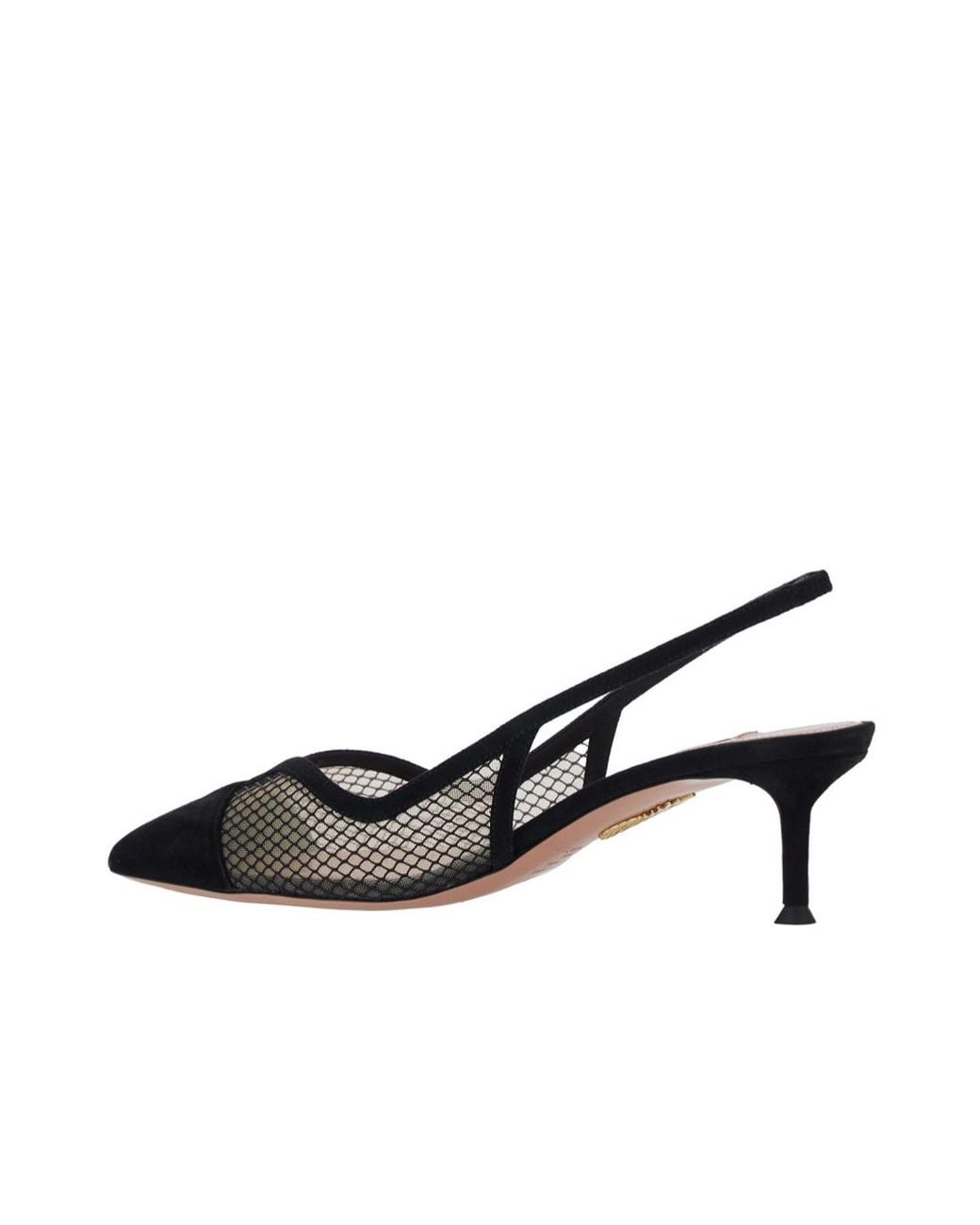 Aquazzura Multicolor Gia Mesh Sling Pumps