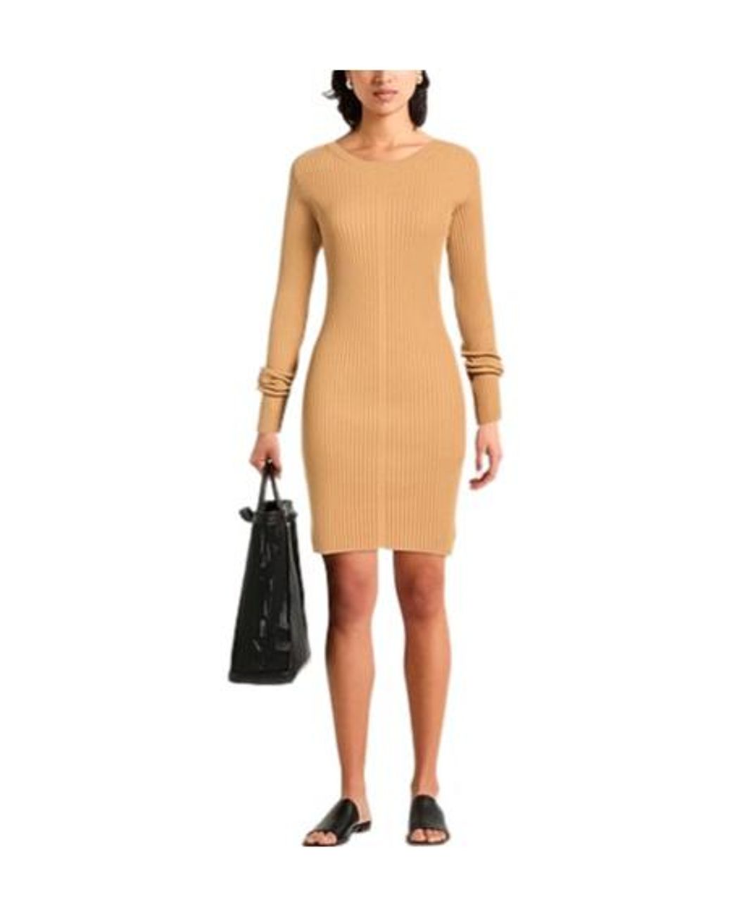 Sportmax Natural Fitted Dress