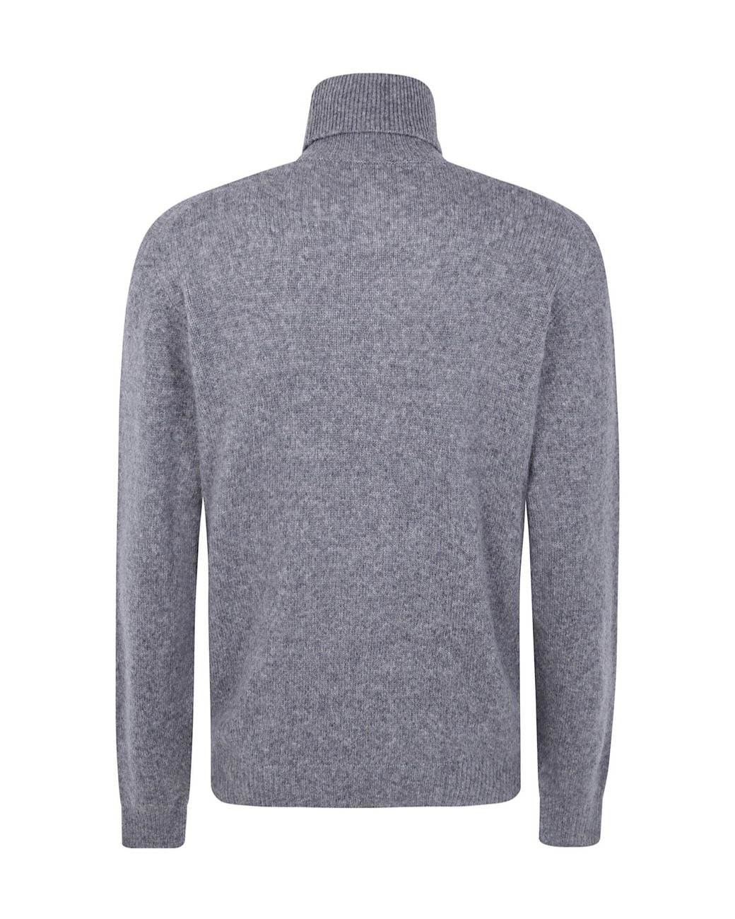 Nuur Blue Roll-Neck Wool Sweater for men