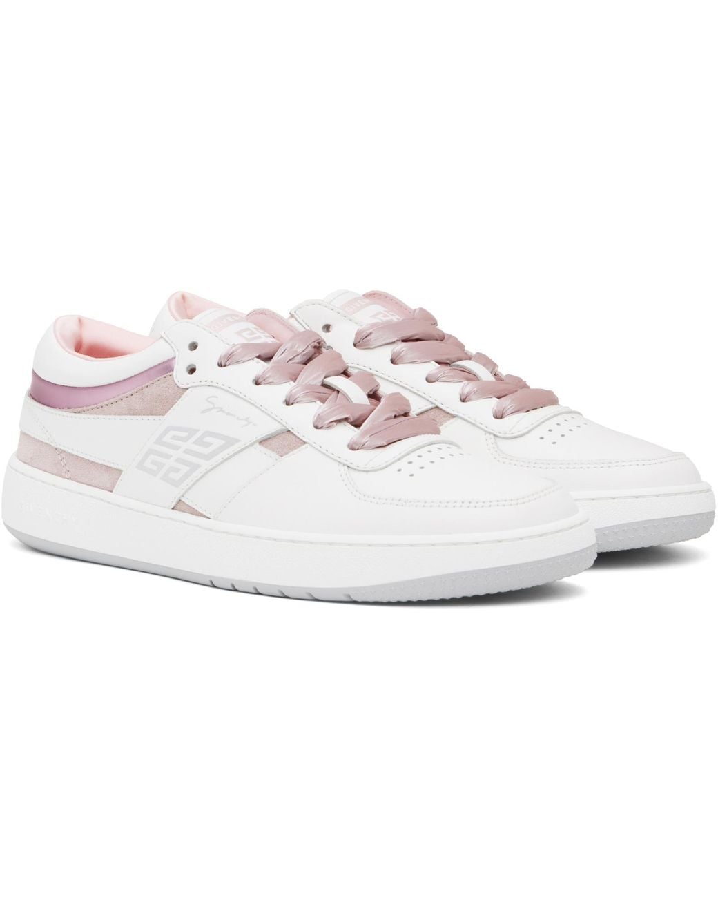 Givenchy White Sneakers Lace Up