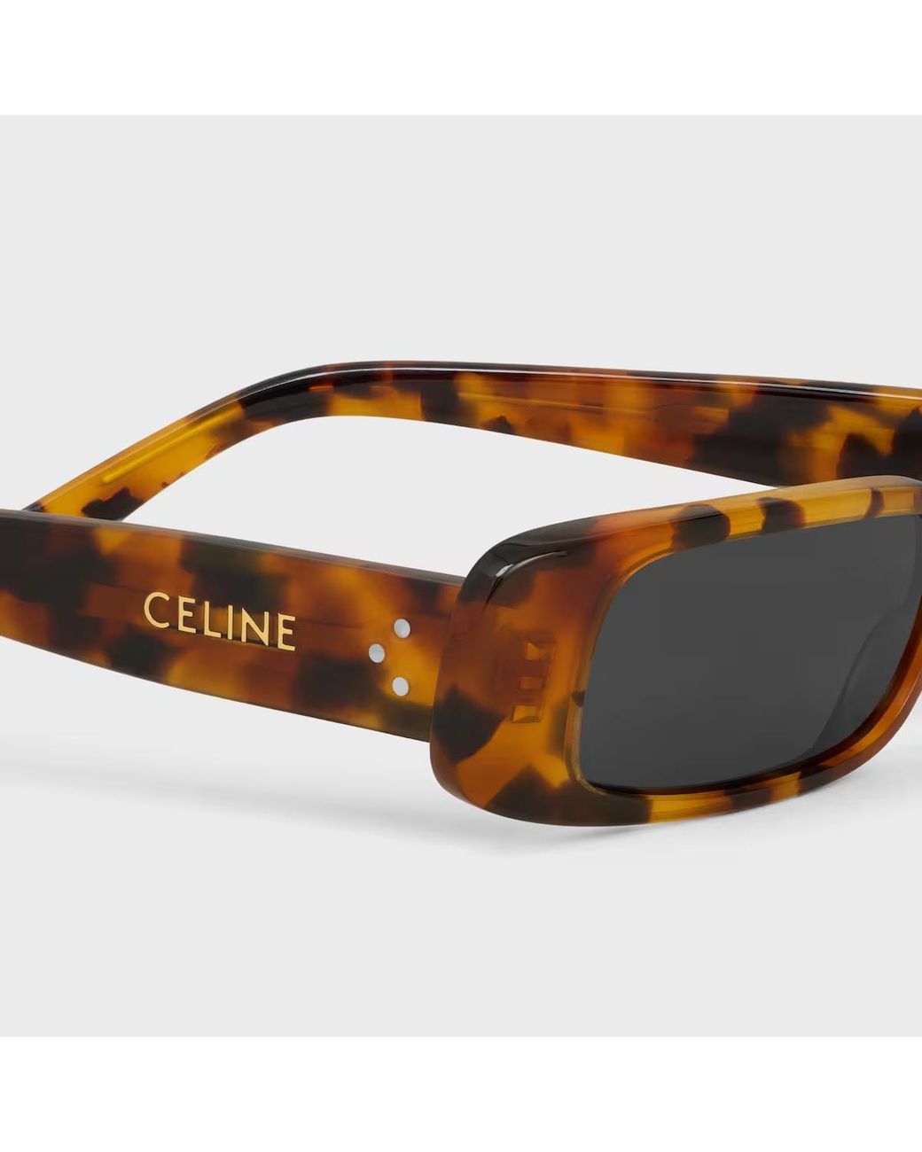 Céline White Rectangular S343 Sunglasses