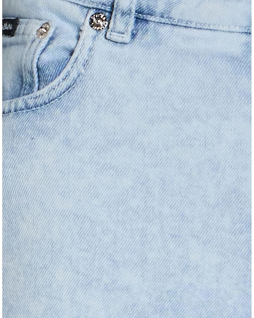 Dolce & Gabbana Blue Mid-Rise Slim-Fit Jeans