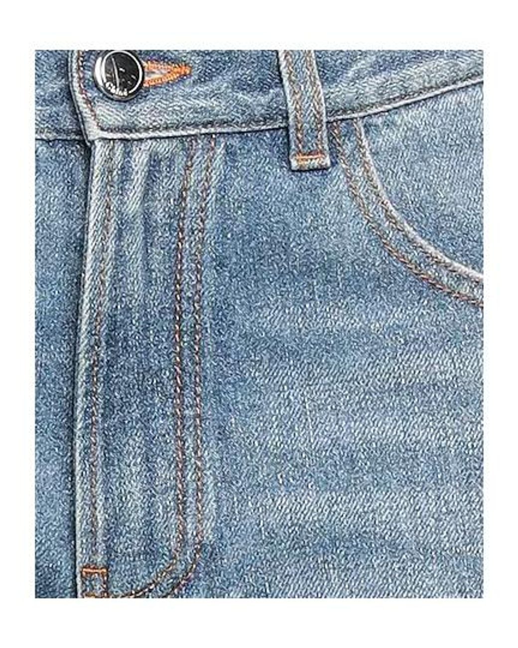 Chloé Blue Straight-Leg Jeans
