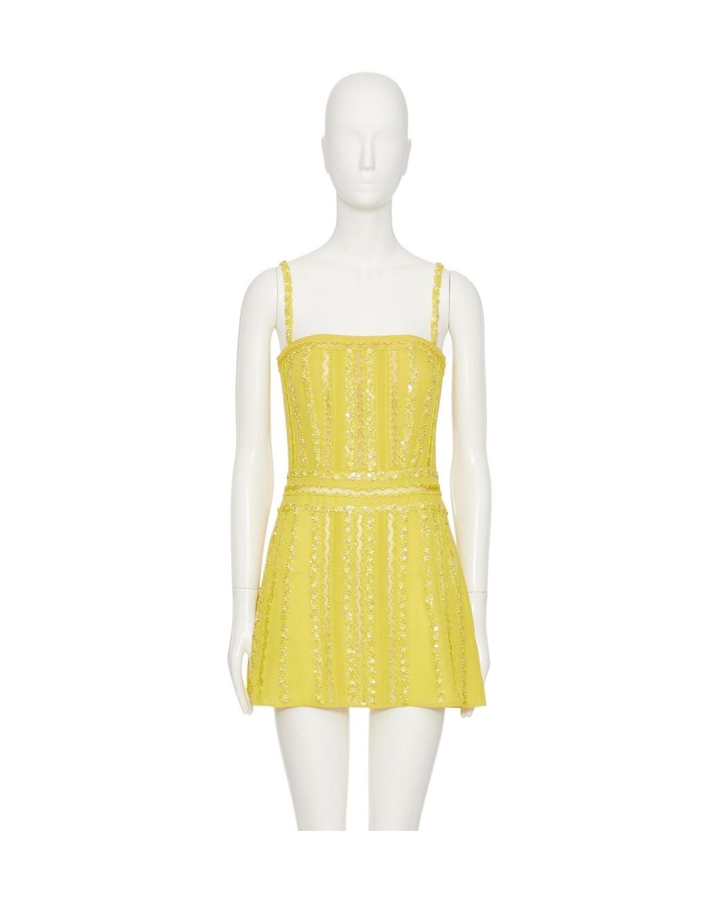 Valentino Yellow Cami Dress