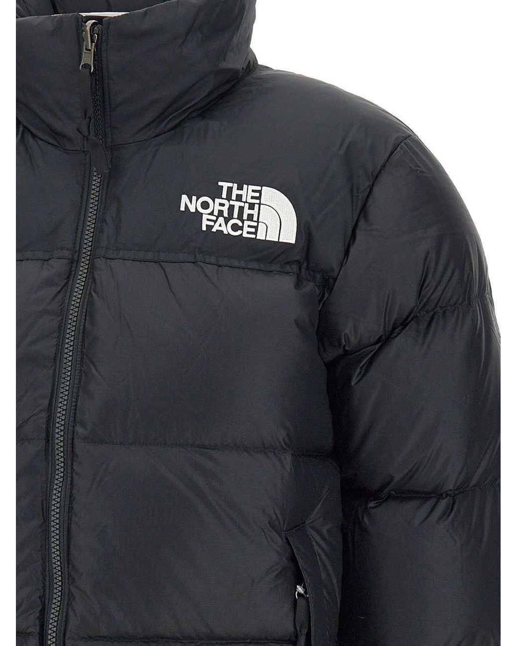 The North Face Black Lightweight Puffer Jacket With High Collar