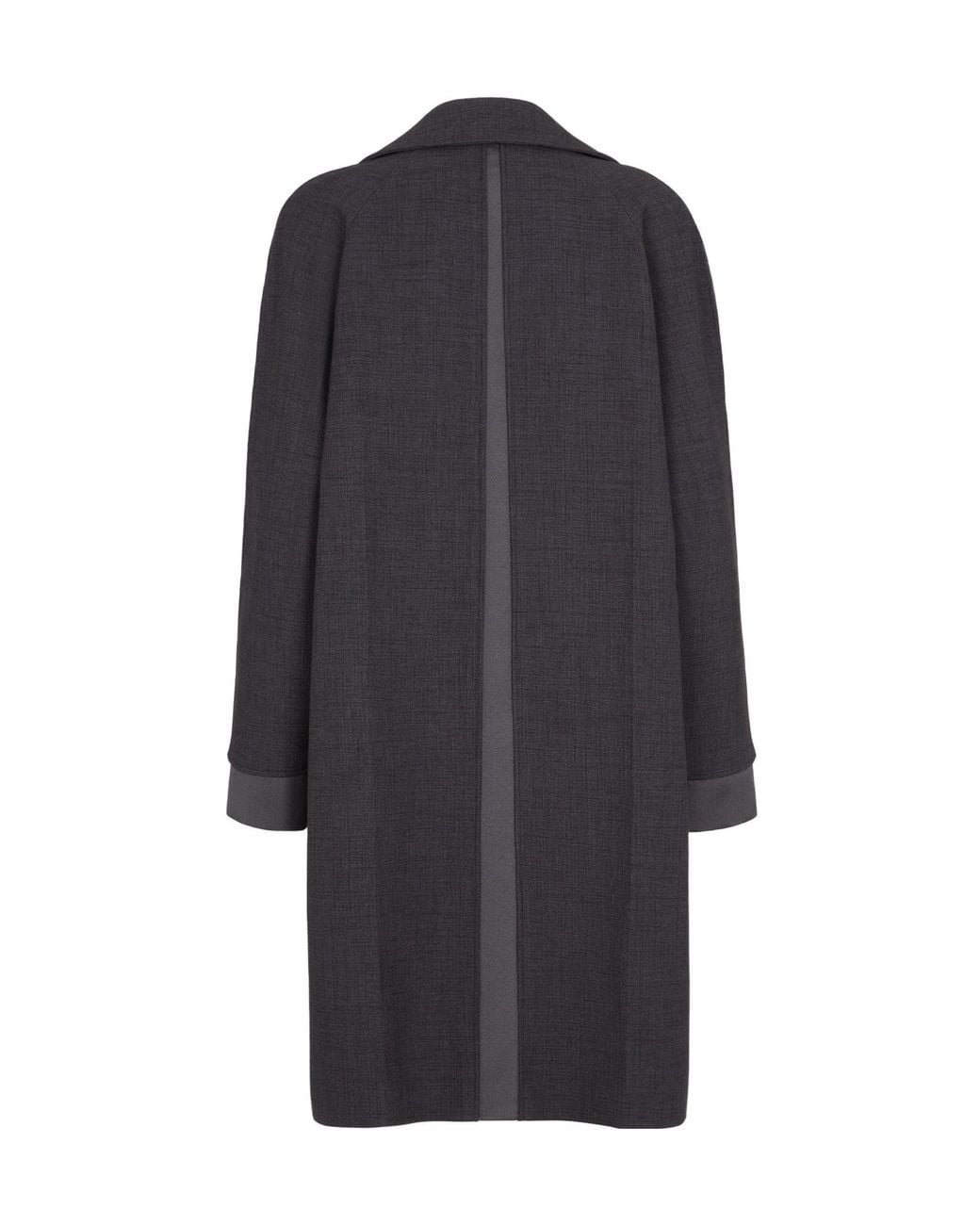Fendi Blue Double Layer Overcoat