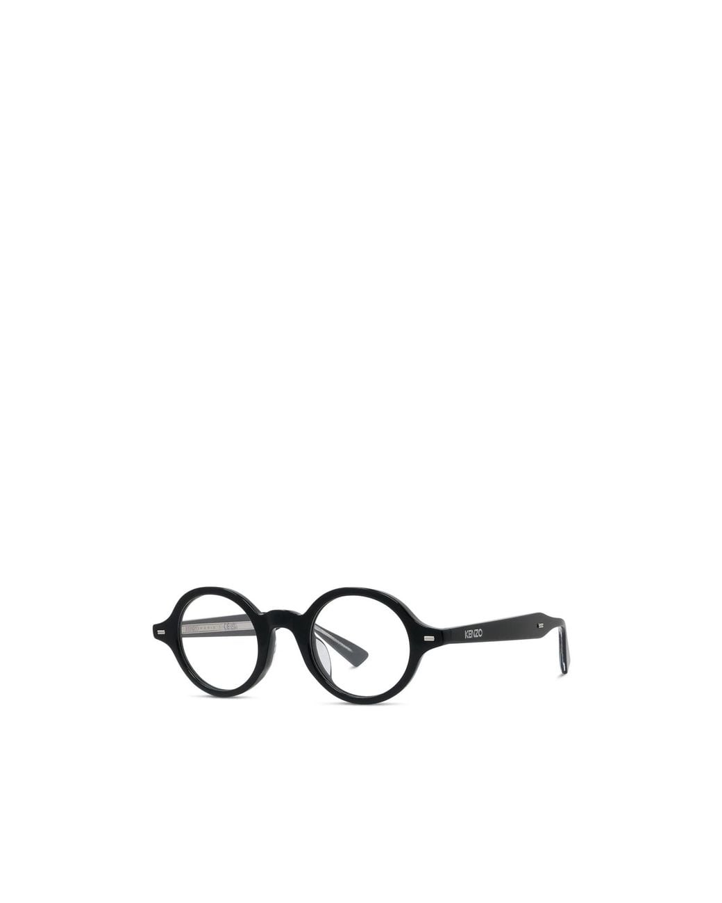 KENZO White Full-Rim Non-Prescription Glasses for men