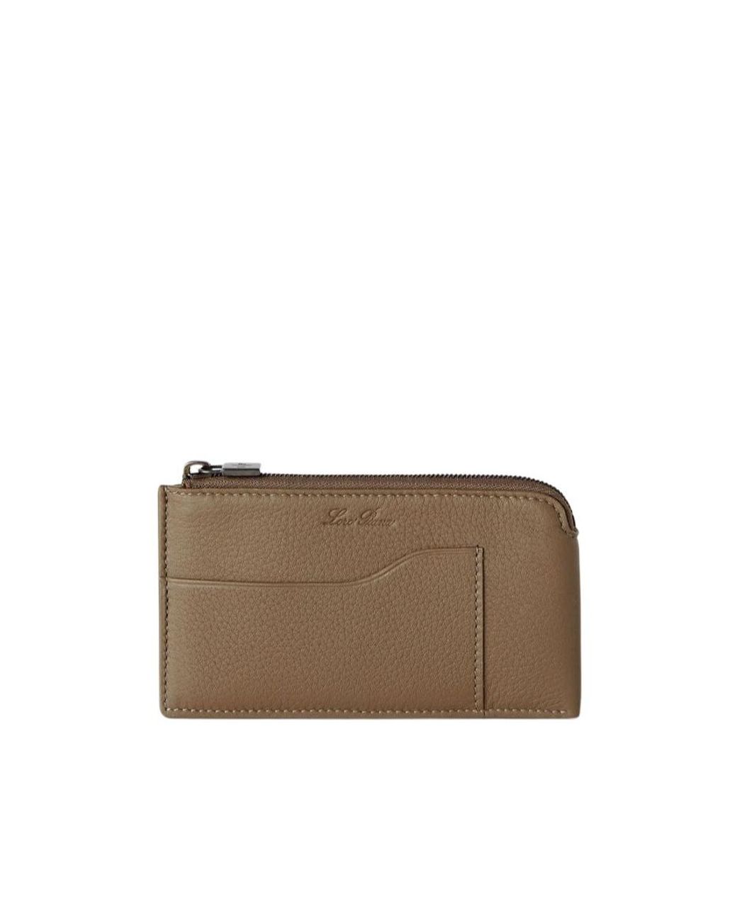 Loro Piana Brown Extra Zipper Clip for men