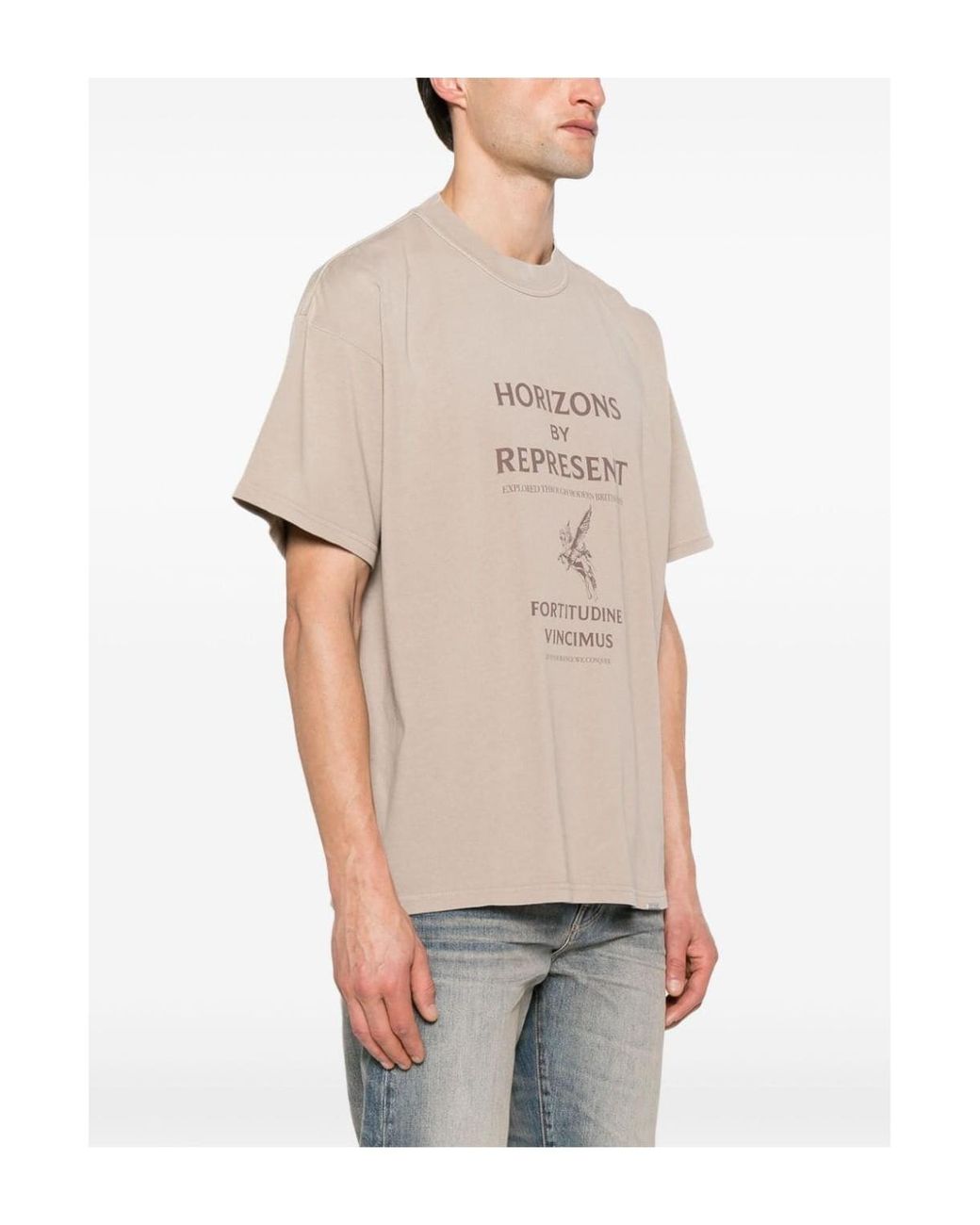 Represent Natural Horizons Cotton T-Shirt for men