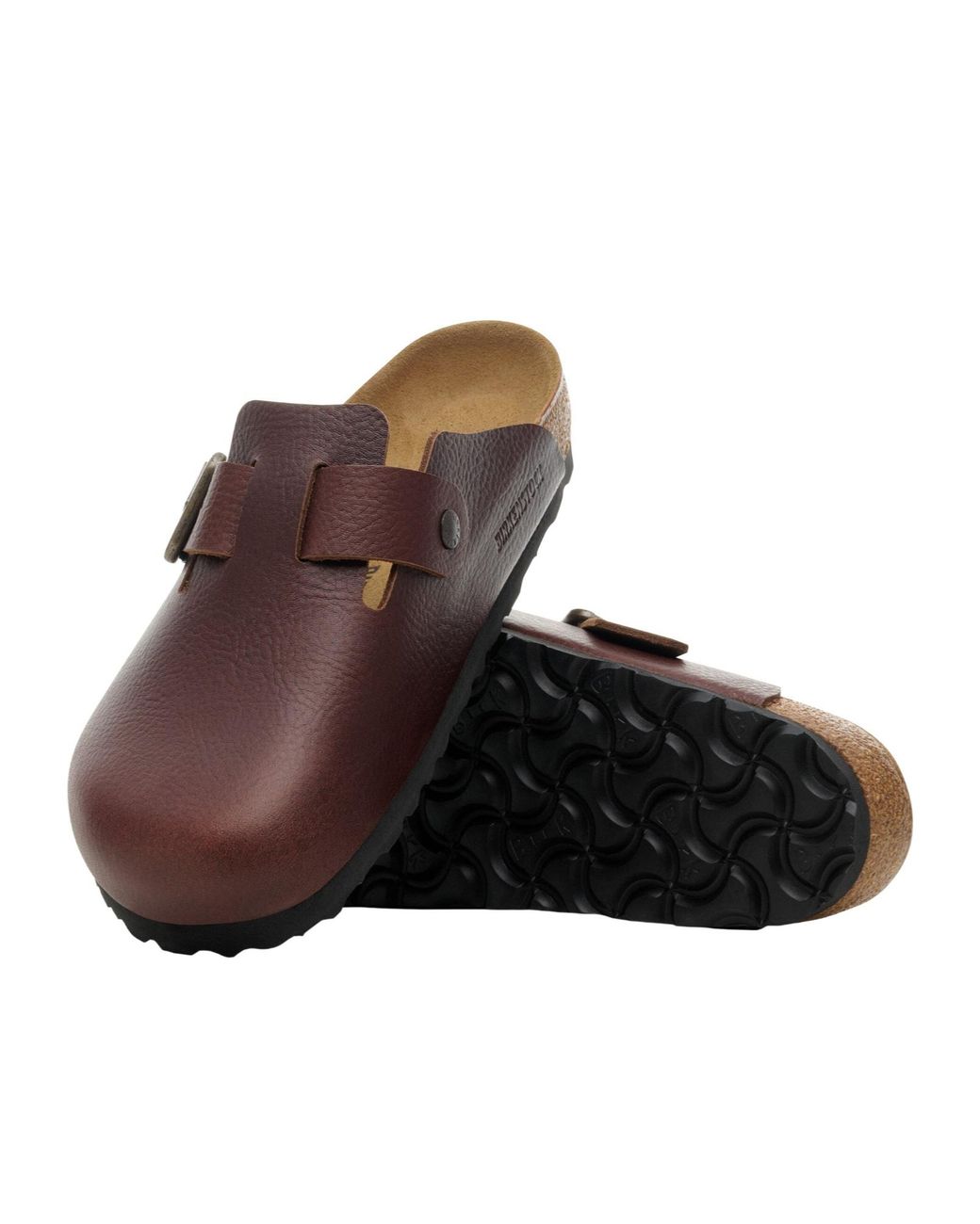 Birkenstock Brown Boston Buckle Sandals for men