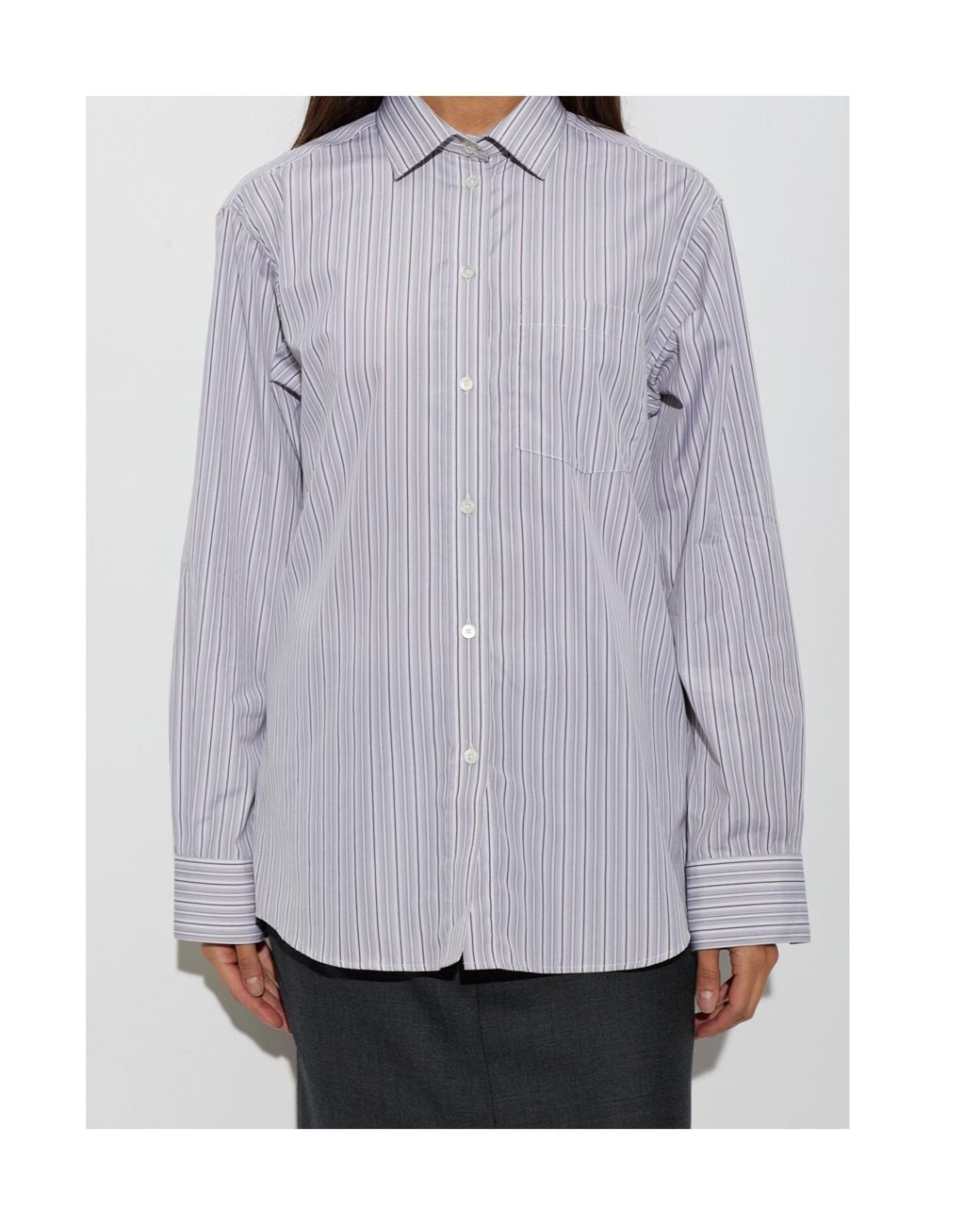 Rohe Purple Long-Sleeved Shirt