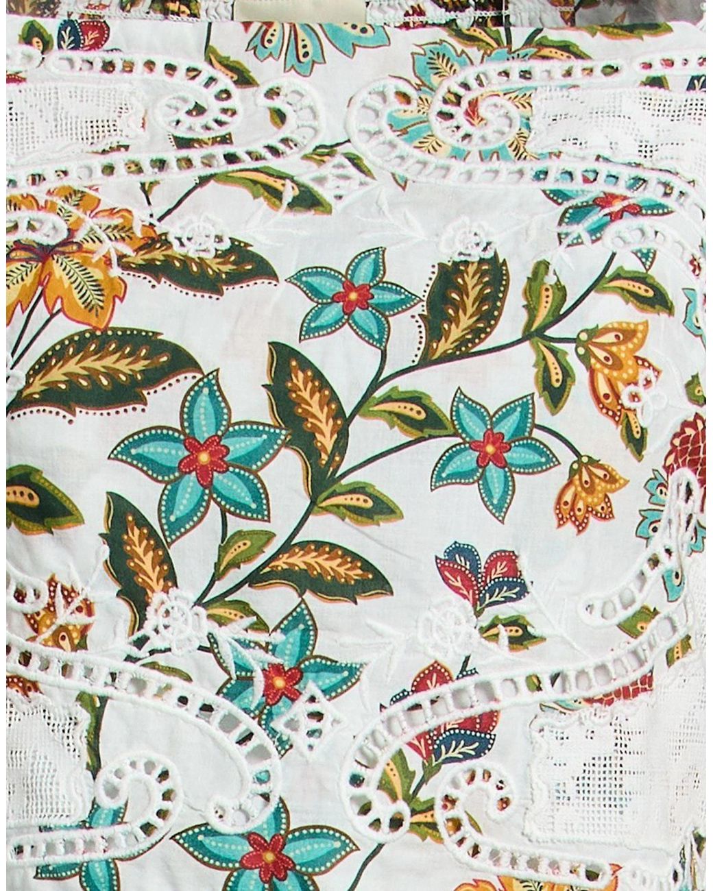 Farm Rio White Printed Tops