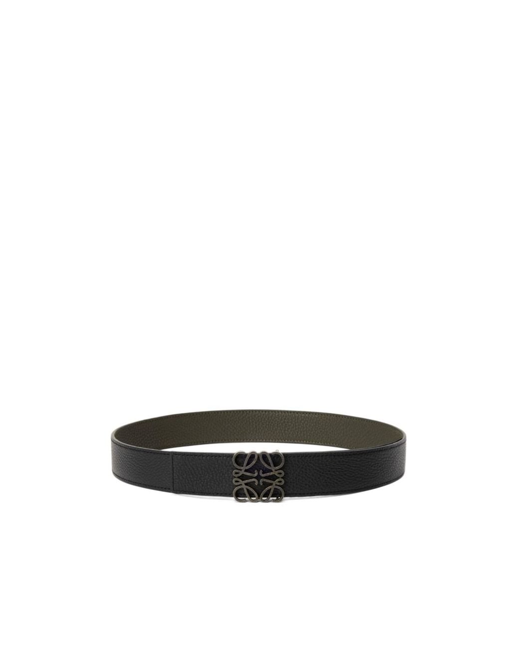 Loewe White Reversible Anagram Belt for men