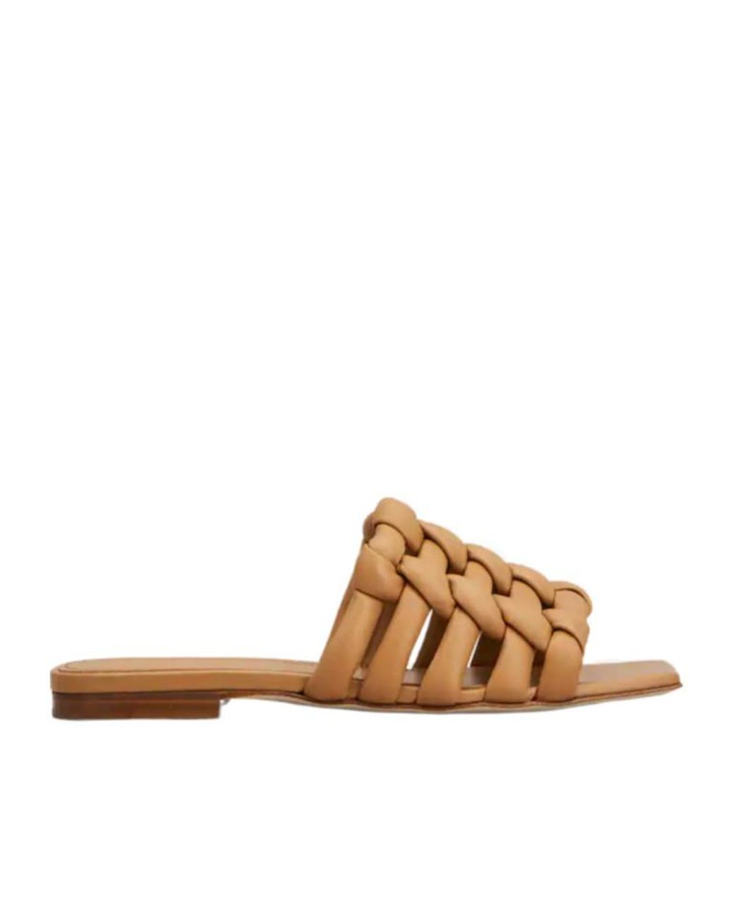 Tod's Brown Woven Slip-On Sandals