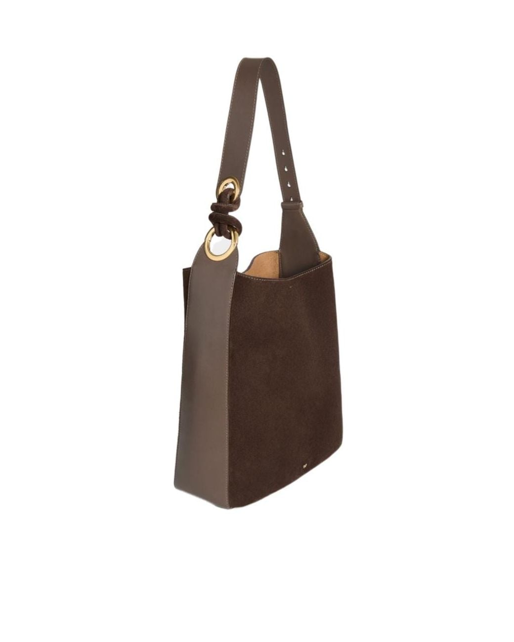 Anya Hindmarch Brown Ringo Shoulder Bag