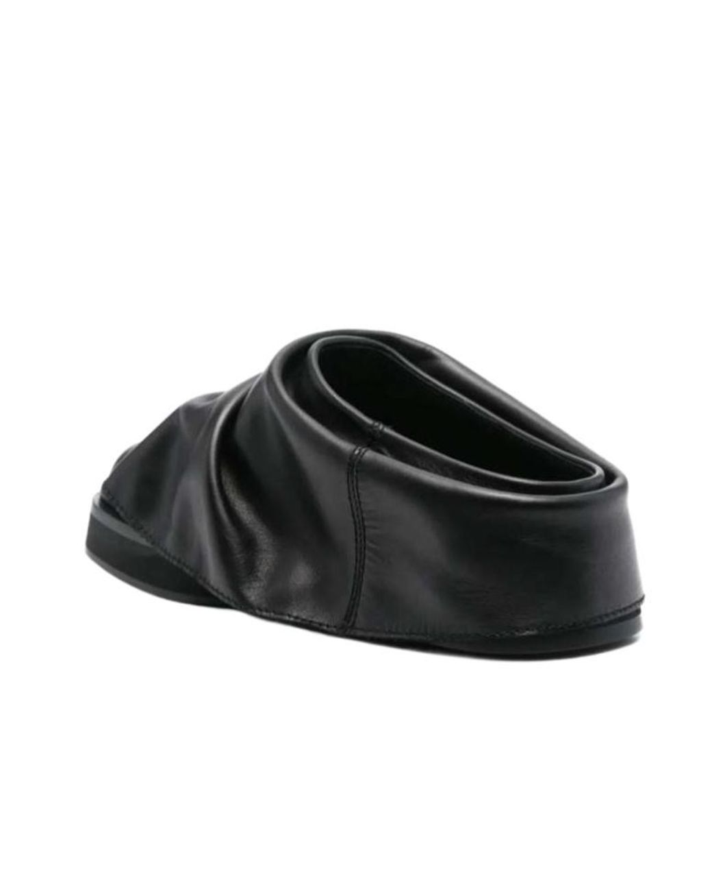 The Attico Black Square Toe Muller Shoes
