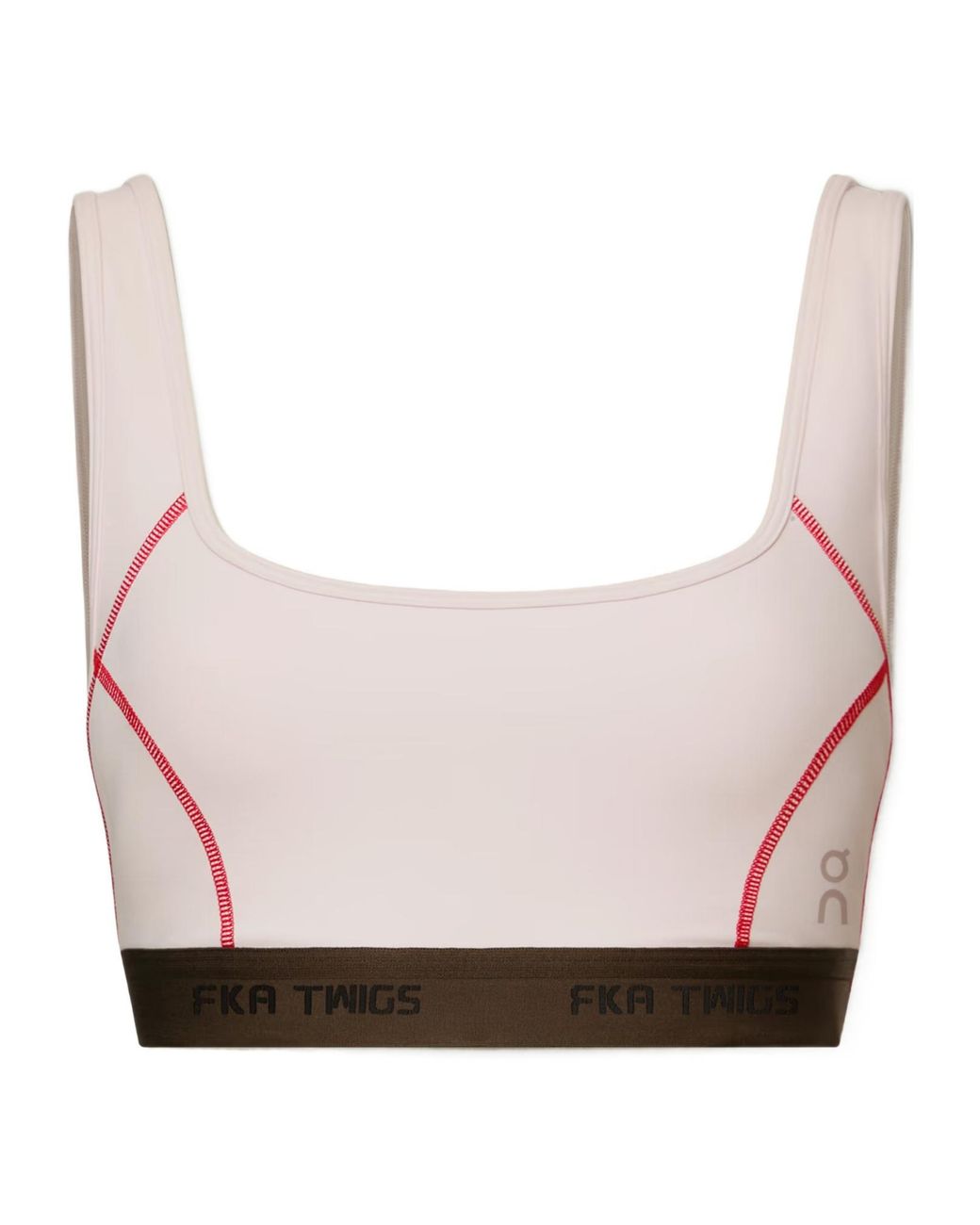 On Shoes Pink Studio Stretch Recycled-Jersey Sports Bra