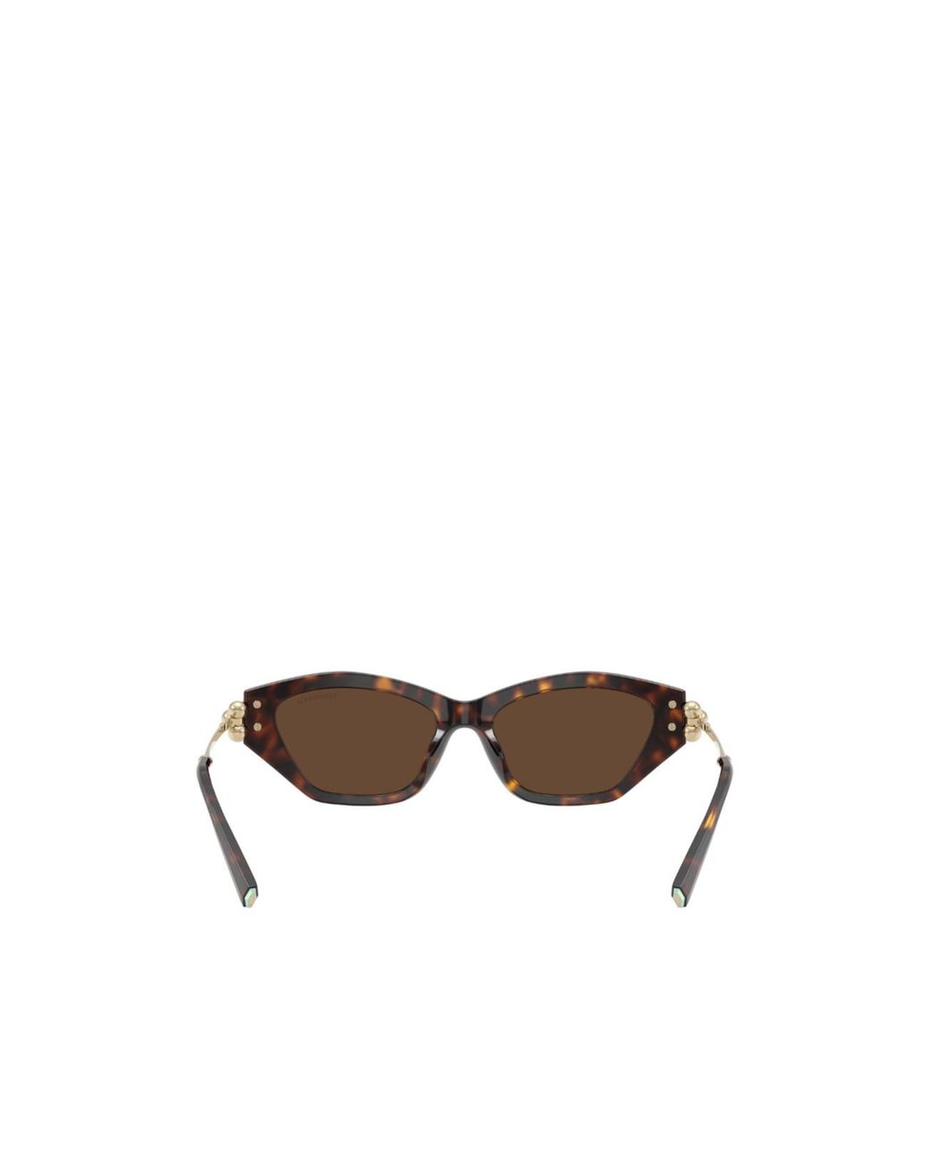 Tiffany & Co White Cat-Eye Frame Sunglasses