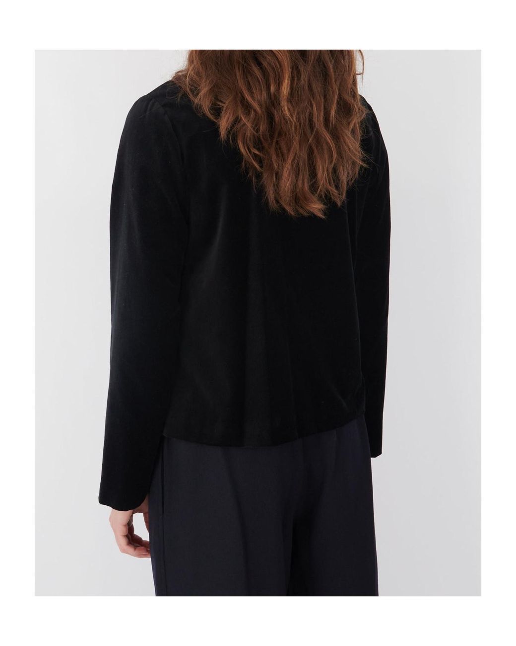 Comme des Garçons Black Long-Sleeved Casual Jacket