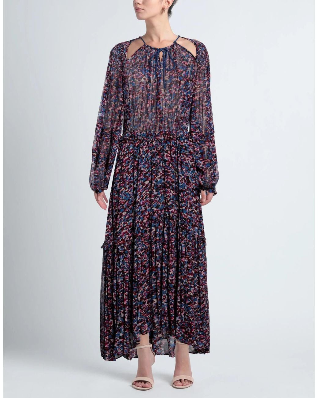 Isabel Marant Purple Long Dresses