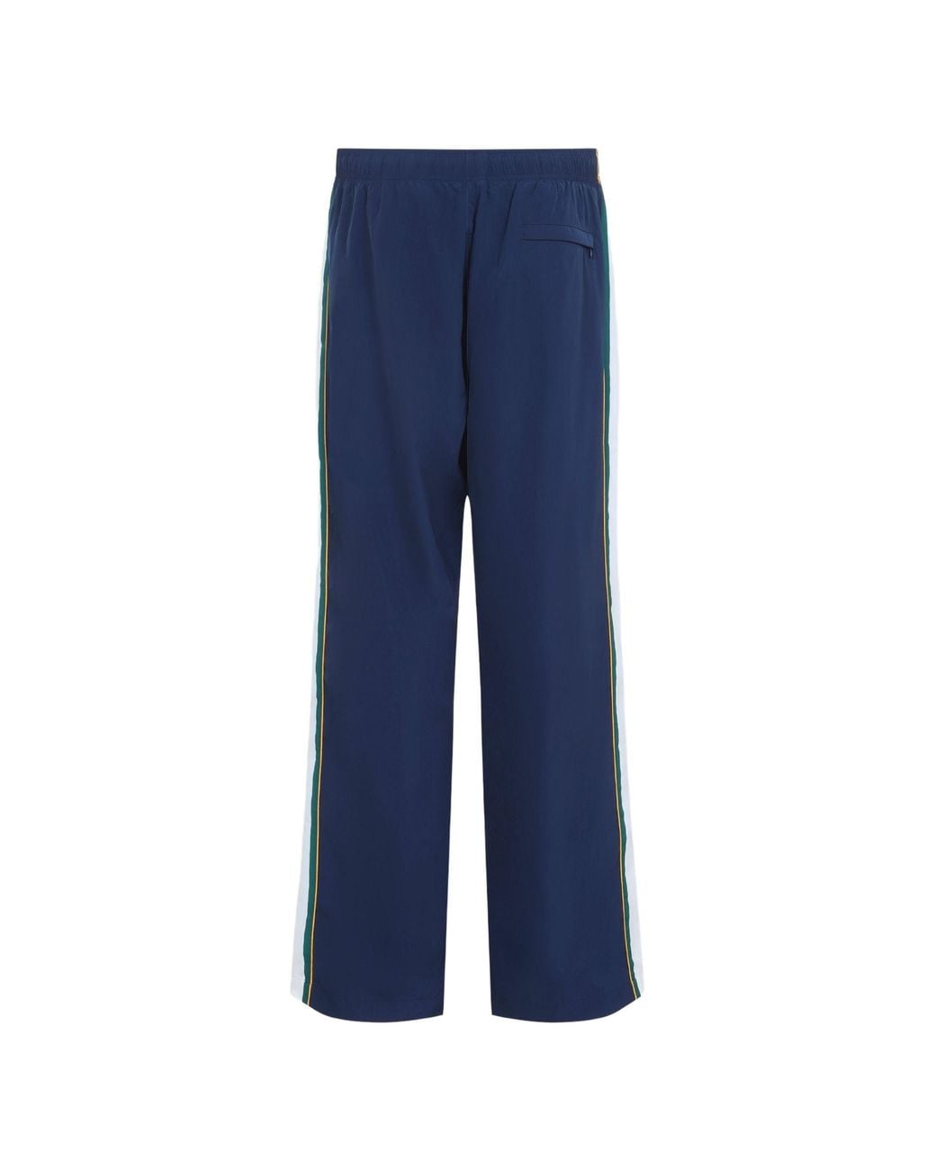 Casablanca Blue Logo-Patch Side-Stripe Track Pants for men
