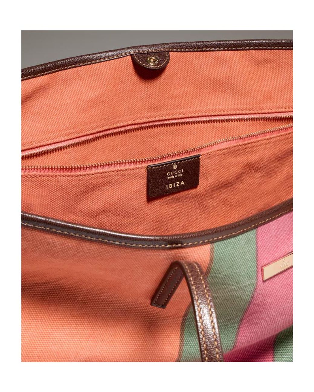 Gucci Red Tribeca 'Ibiza' Large Tote