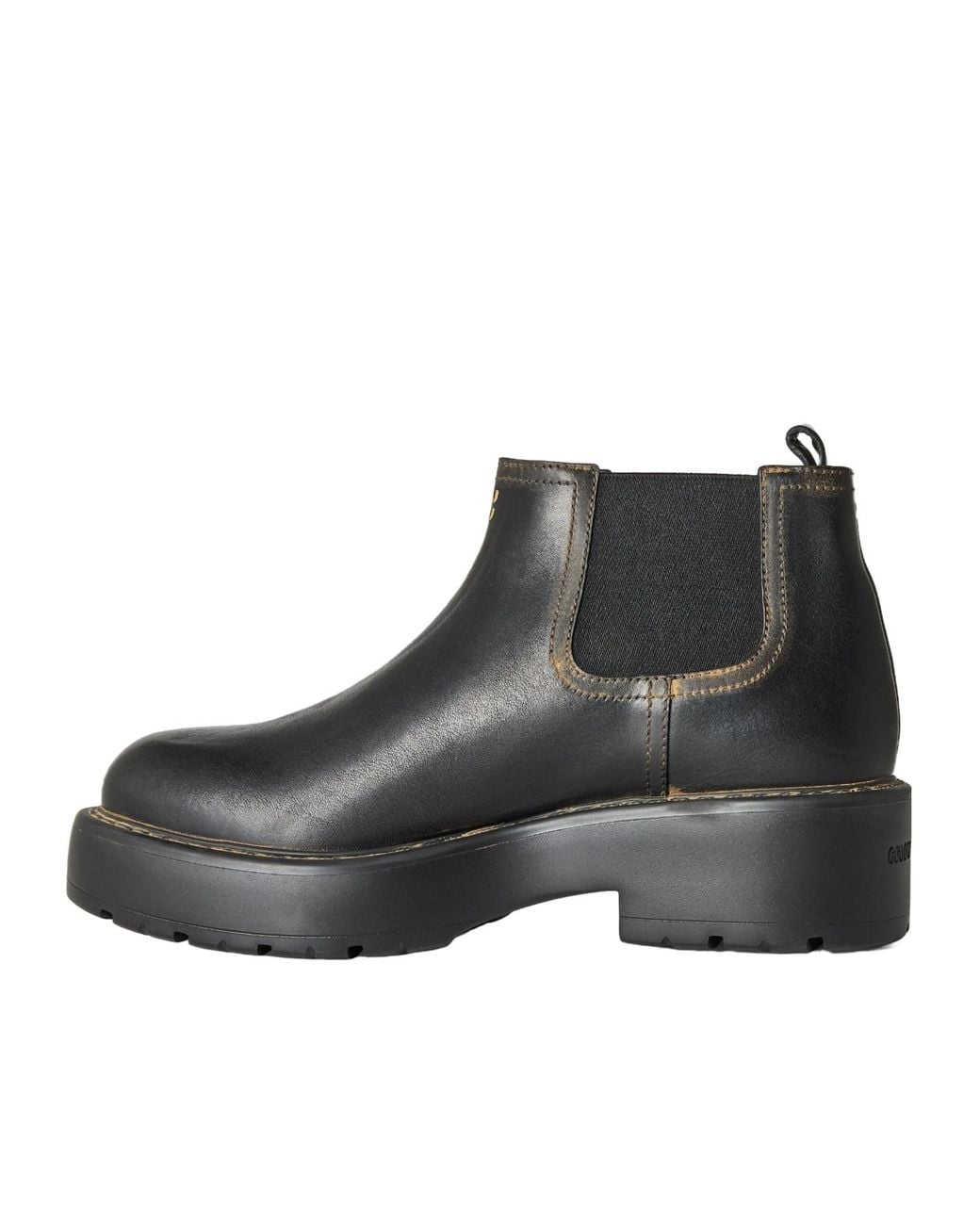 Miu Miu Black Simple Logo Ankle Boots