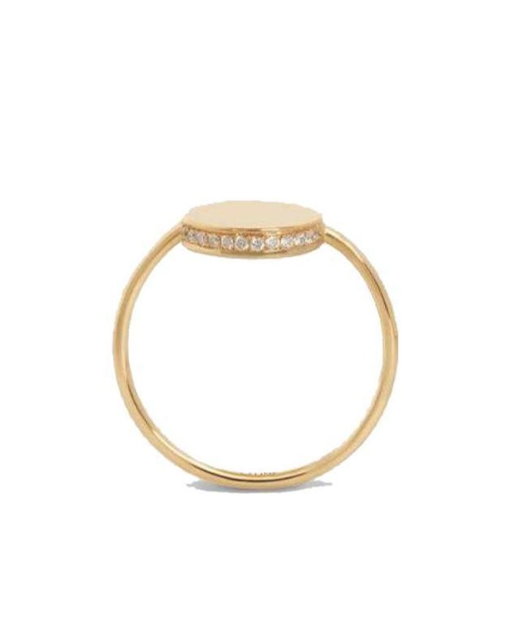 Céline Metallic Medaille Ring