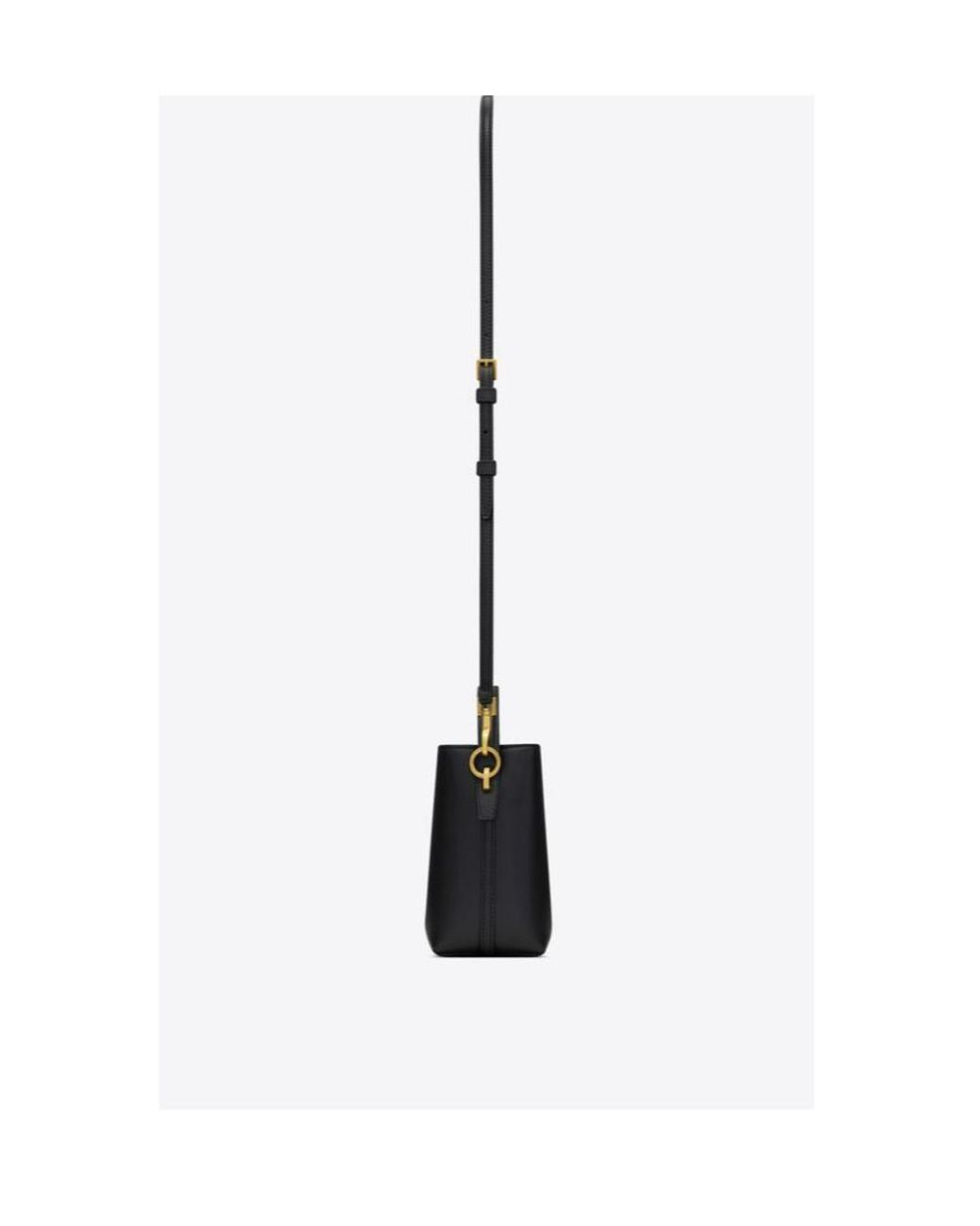 Saint Laurent Black Le 37 Mini Tote Bag