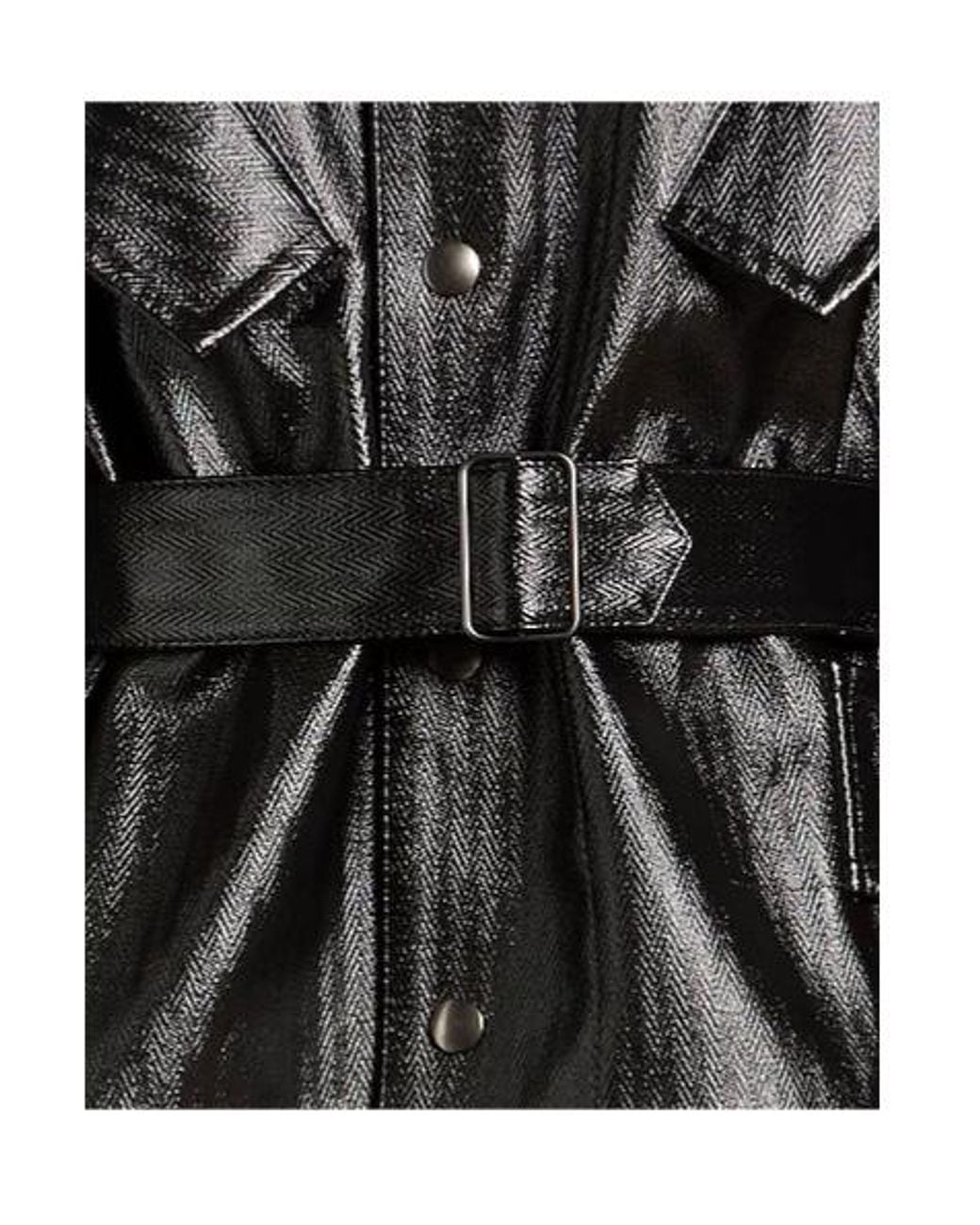 Maison Margiela Black Jacket Cotton, Polyurethane