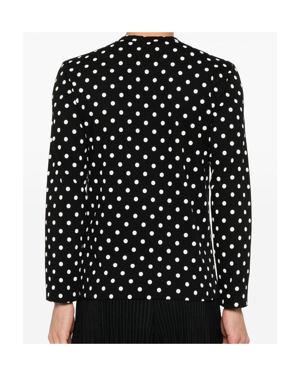 COMME DES GARÇONS PLAY Black Long-Sleeved T-Shirt for men