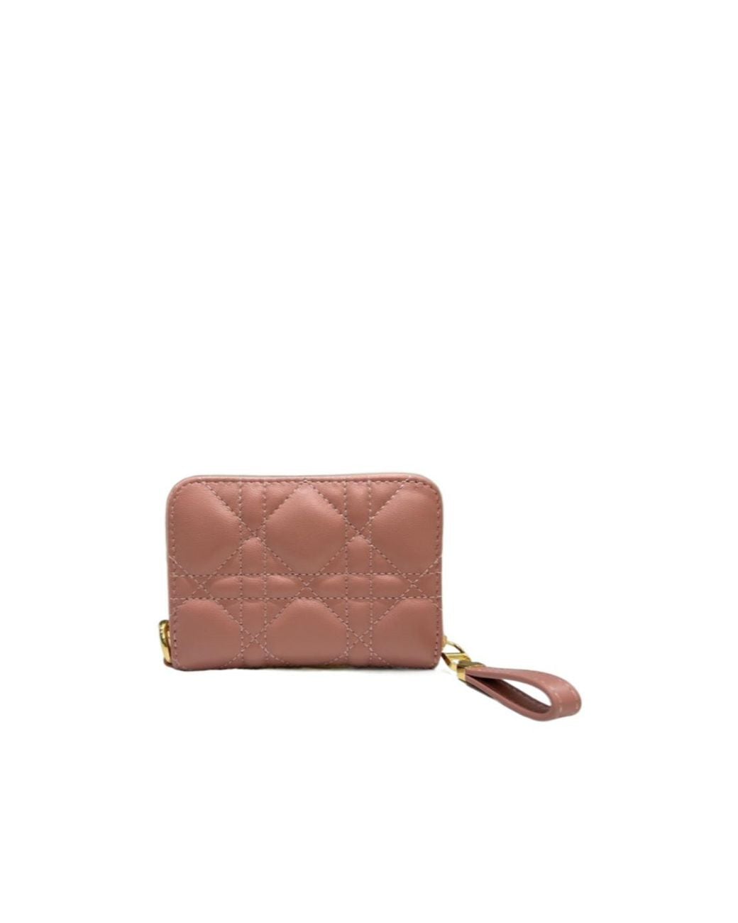 Dior Pink Small Lady Voyageur Coin Purse