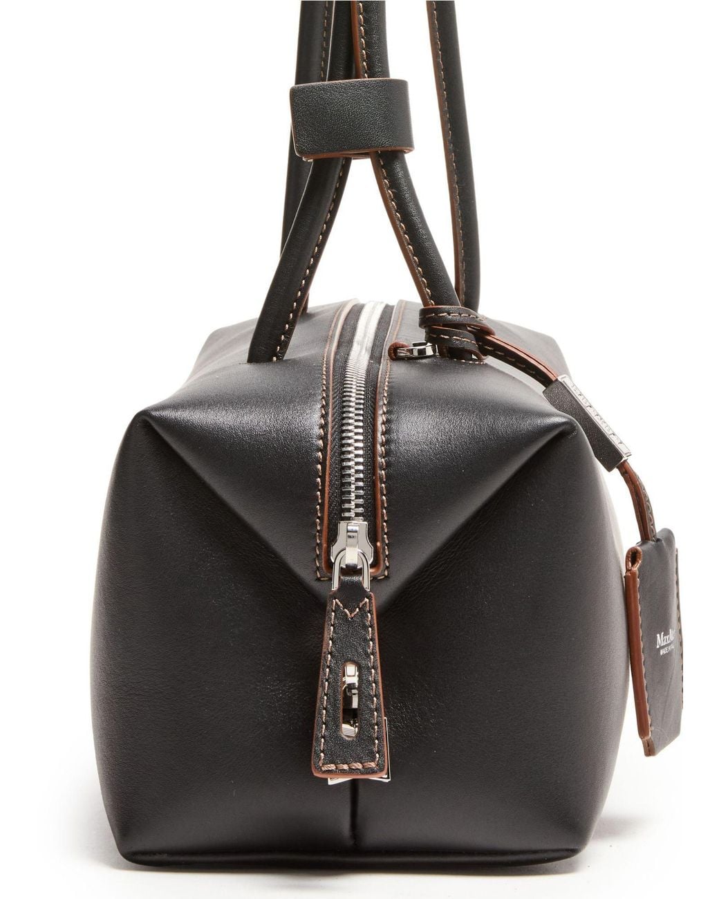 Max Mara Black Logo Shoulder Bag
