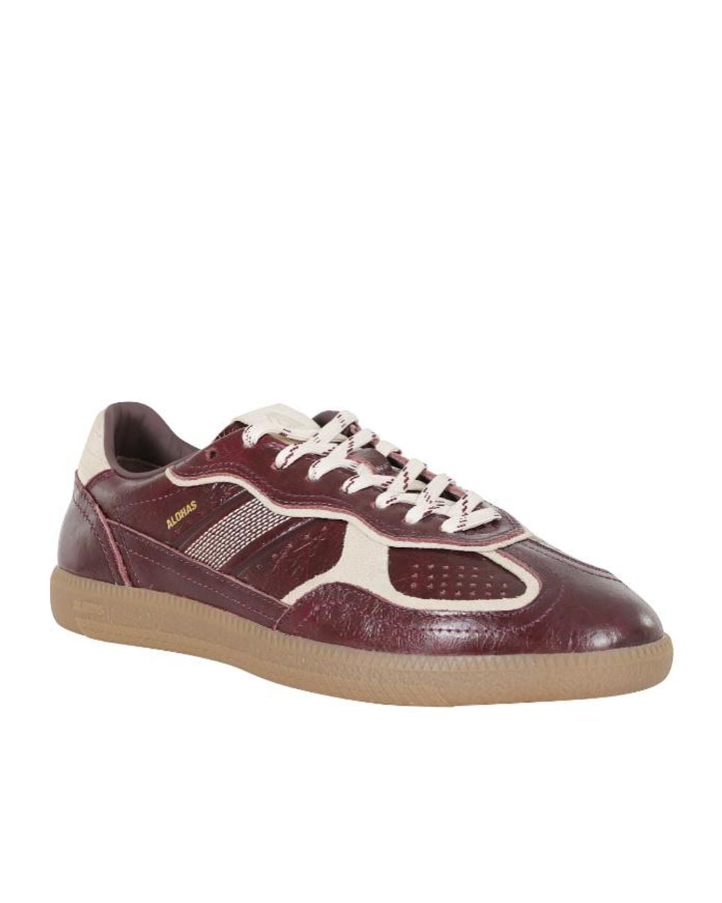 Alohas Brown Lace-Up Sneakers