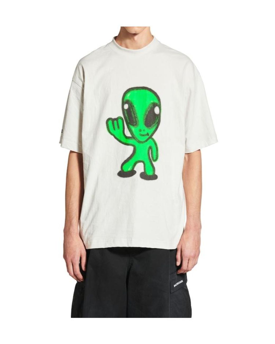 BALENCIAGA HIGH THERE + DRIPLEY コットン Tシャツ ノースリ Hi There + Dripley Sleeveless T-shirt in Heather Grey