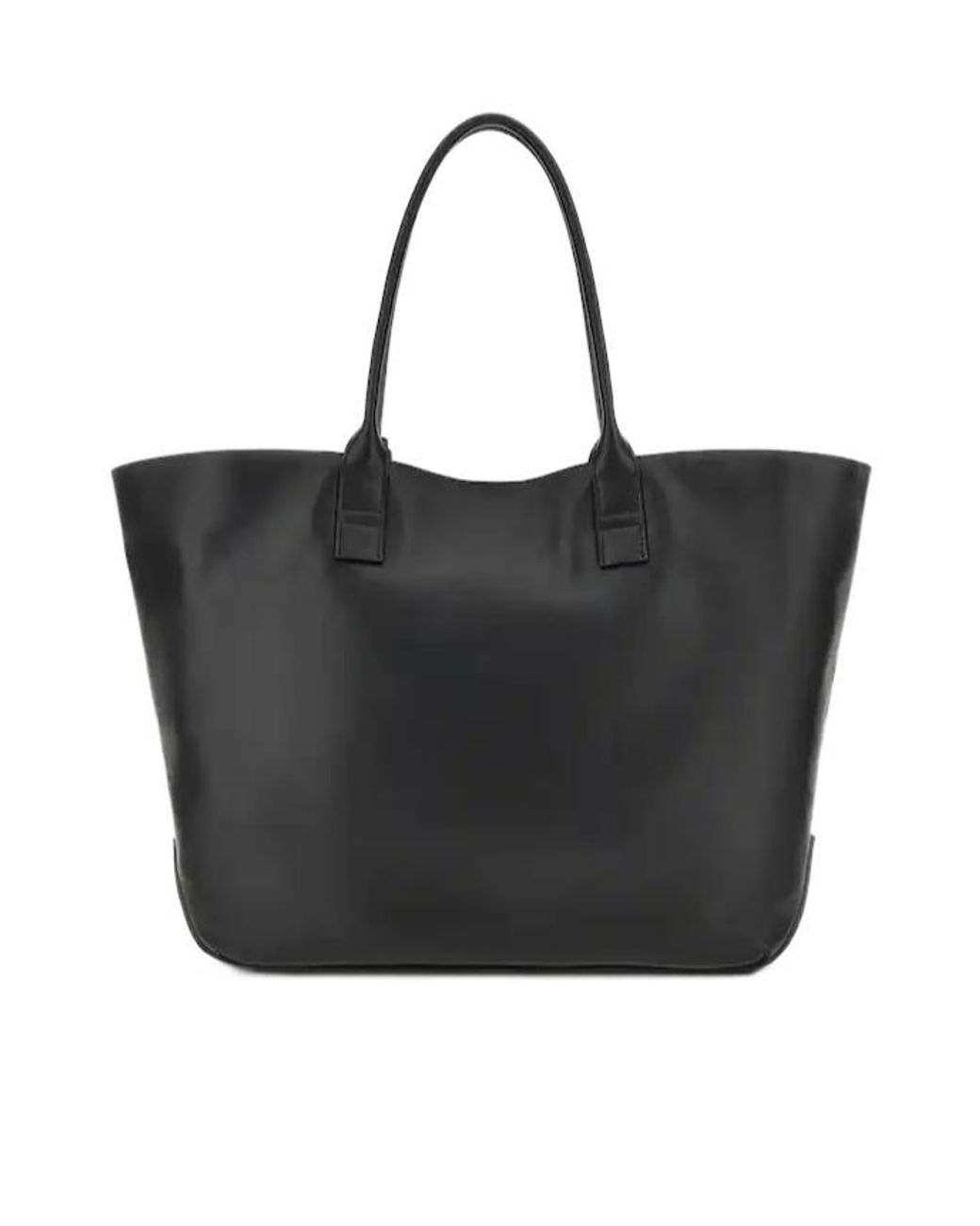 Hogan Black Address Medium Shopping Bag