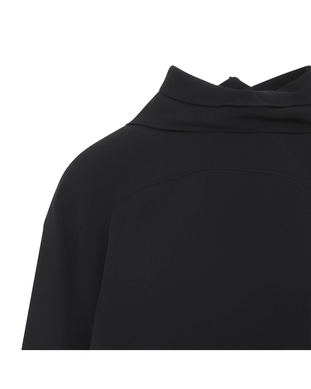 Carven Black Long-Sleeved Dress