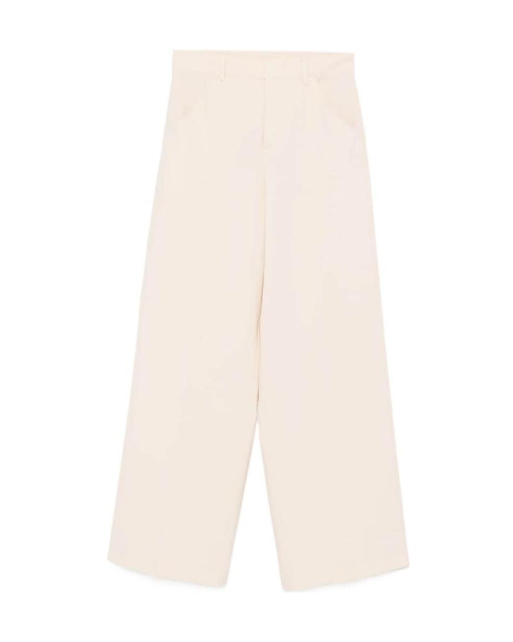 Philosophy Di Lorenzo Serafini White Belt-Loop Casual Pants