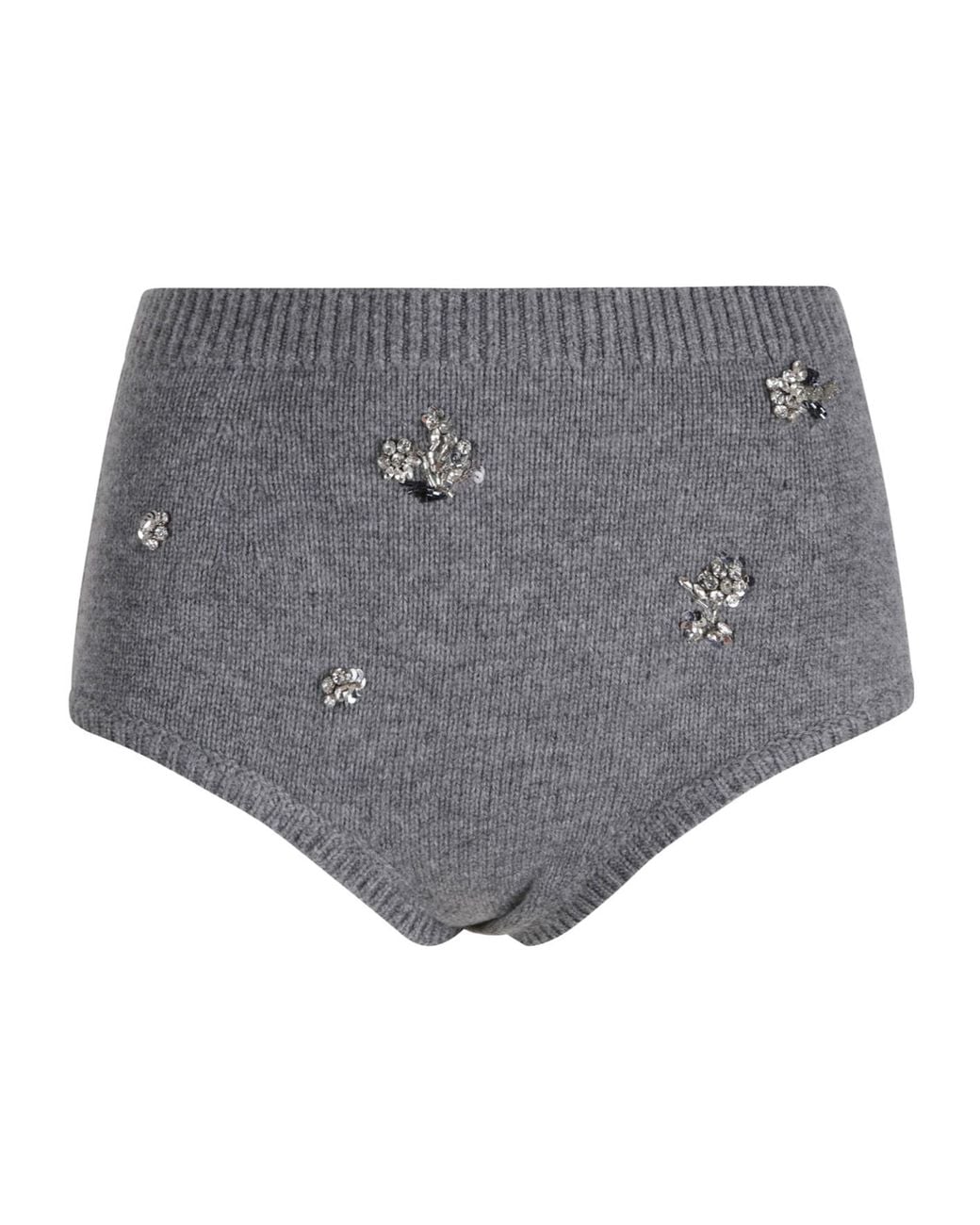 Jonathan Simkhai Gray Knit Shorts